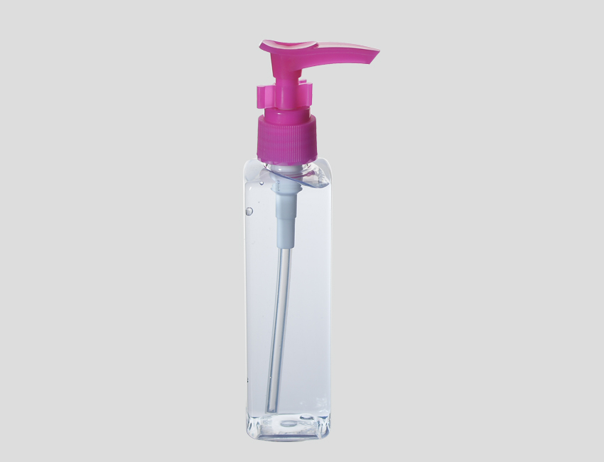 PET Bottle with Locked Lotion Pump
