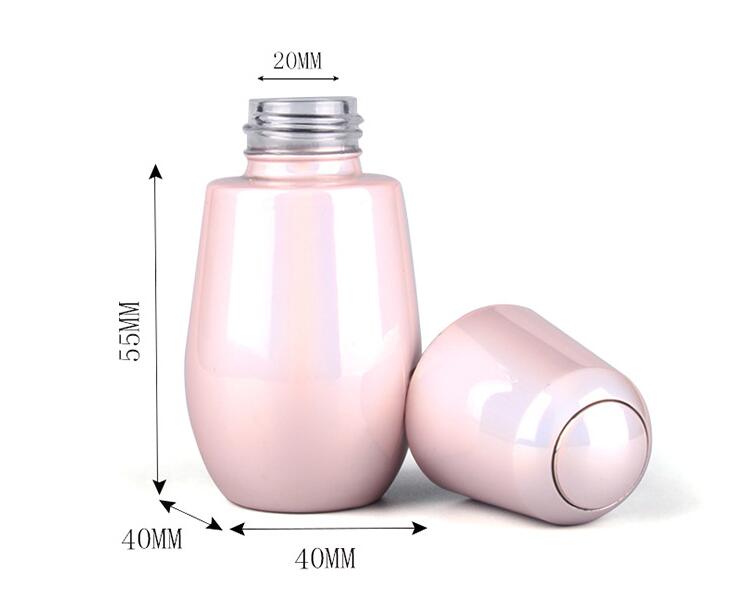 Pink Drop Glass Bottle
