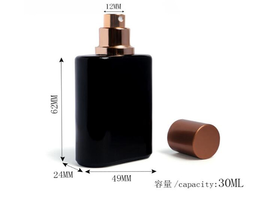 Custom Black Perfume Bottles 