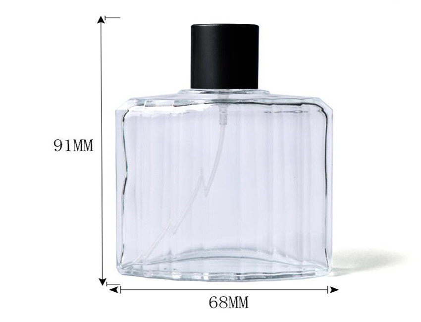 White Glass Perfume Bottles