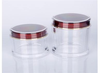 pot airless en plastique transparent