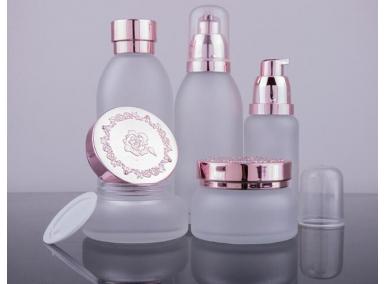 bouteilles d'emballage en verre cosmétique