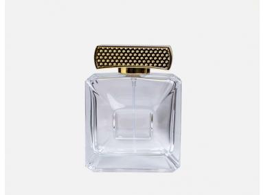 flacon de parfum transparent personnalisé