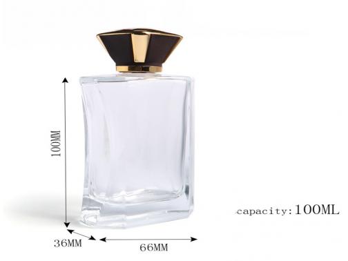 Rectangle Glass Perfume Botte